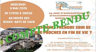 25 ans de l’ASPEC : Comment prendre soin de nos proches en fin de vie ?